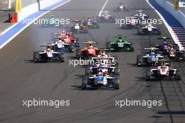Race 1, The Start of the race 10.10.2014. GP3 Series, Rd 8, Sochi Autodrom, Sochi, Russia, Saturday.