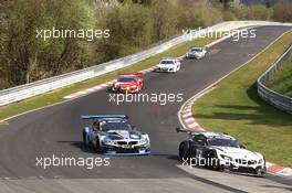 Dirk Werner, Alexander Sims, BMW Sports Trophy Team Schubert, BMW Z4 GT3 12.04.2014. VLN DMV 4-Stunden-Rennen, Round 2, Nurburgring, Germany.