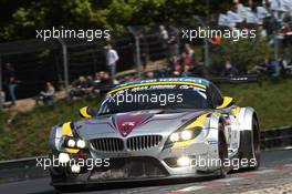 Jörg Müller, Uwe Alzen, BMW Sports Trophy Team Marc VDS, BMW Z4 GT3 17.05.2014. VLN Adenauer ADAC-Rundstrecken-Trophy, Round 4, Nurburgring, Germany.