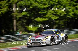 Jörg Müller, Uwe Alzen, BMW Sports Trophy Team Marc VDS, BMW Z4 GT3 17.05.2014. VLN Adenauer ADAC-Rundstrecken-Trophy, Round 4, Nurburgring, Germany.