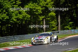 Jörg Müller, Uwe Alzen, BMW Sports Trophy Team Marc VDS, BMW Z4 GT3 17.05.2014. VLN Adenauer ADAC-Rundstrecken-Trophy, Round 4, Nurburgring, Germany.