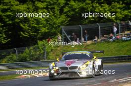 Jörg Müller, Uwe Alzen, BMW Sports Trophy Team Marc VDS, BMW Z4 GT3 17.05.2014. VLN Adenauer ADAC-Rundstrecken-Trophy, Round 4, Nurburgring, Germany.