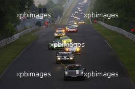 Start of the race  05.07.2014. Nürburg, Germany, 5 July 2014 - VLN ADAC Reinoldus-Langstreckenrennen, Round 5