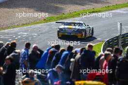 Maro Engel, Christian Hohenadel, Rowe Racing, Mercedes-Benz SLS AMG GT3 11.10.2014. VLN Rowe DMV 250-Meilen-Rennen, Round 09, Nurburgring, Germany.