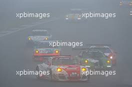 Sabine Schmitz, Patrick Huisman, Frank Stippler, Klaus Abbelen, Frikadelli Racing Team, Porsche 911 GT3 R 25.10.2014. VLN RVLN DMV Münsterlandpokal, Round 10, Nurburgring, Germany.