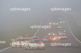 Steve Jans, Christopher Mies, Adam Osieka, GetSpeed Performance, Porsche 911 GT3 Cup 25.10.2014. VLN RVLN DMV Münsterlandpokal, Round 10, Nurburgring, Germany.
