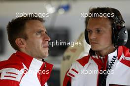 Timo Bernhard (GER) and Marc Lieb (GER) Porsche Team 19.04.2014, FIA World Endurance Championship, Round 1, Silverstone, England, Saturday.