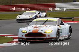 #97 Darren Turner (GBR) Stefan Mücke (GER)Aston Martin Racing Aston Martin Vantage V8 19.04.2014, FIA World Endurance Championship, Round 1, Silverstone, England, Saturday.