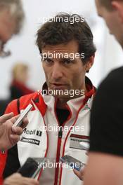 Mark Webber (AUS) Porsche Team 19.04.2014, FIA World Endurance Championship, Round 1, Silverstone, England, Saturday.