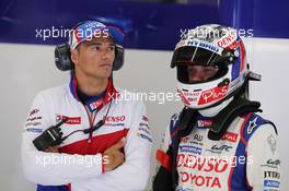 (L to R): Stephane Sarrazin (FRA) and Nicolas Lapierre (FRA) Toyota Racing. 02.05.2014. FIA World Endurance Championship, Round 2, Spa-Francorchamps, Belgium, Friday.