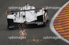 #14 Romain Dumas (FRA) / Neel Jani (SUI) / Marc Lieb (GER) - Porsche Team, Porsche 919 Hybrid. 02.05.2014. FIA World Endurance Championship, Round 2, Spa-Francorchamps, Belgium, Friday.