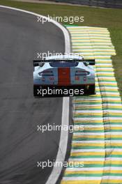 Paul Dalla Lana (CDN) / Pedro Lamy (POR) / Christoffer Nygaard (DEN) #98 Aston Martin Racing Aston Martin Vantage V8. 28.11.2014. FIA World Endurance Championship, Round 8, Six Hours of Sao Paulo, Interlagos, Sao Paulo, Brazil. Friday.