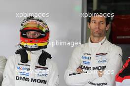 (L to R): #20 Timo Bernhard (GER) and Mark Webber (AUS) Porsche Team, Porsche 919 Hybrid  28.03.2014. FIA World Endurance Championship, 'Prologue' Official Test Days, Paul Ricard, France. Friday.