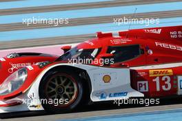 #13 Andrea Belicchi (ITA) / Mathias Beche (SUI) Rebellion Racing, Lola B12/60 Coupe, Toyota. 28.03.2014. FIA World Endurance Championship, 'Prologue' Official Test Days, Paul Ricard, France. Friday.