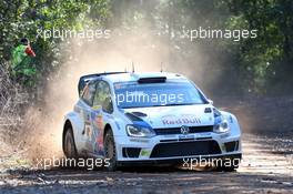 Andreas Mikkelsen (NOR) Ola Floene Volkswagen Polo R WRC .  11-14.09.2014. World Rally Championship, Rd 10, Coates Hire Rally Australia, Coffs Harbour, New South Wales, Australia