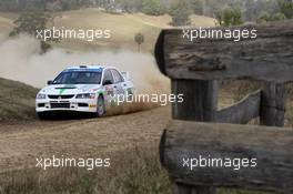 Fabio Frisiero (ITA) Simone Scattolini (ITA) Mitsubishi Lancer Evo IX .  11-14.09.2014. World Rally Championship, Rd 10, Coates Hire Rally Australia, Coffs Harbour, New South Wales, Australia