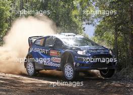 Mikko Hirvonen (FIN) Jarmo Lehtinen (FIN) Ford Fiesta RS WRC .  11-14.09.2014. World Rally Championship, Rd 10, Coates Hire Rally Australia, Coffs Harbour, New South Wales, Australia