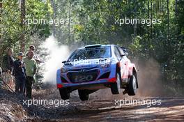 Haydon Paddon (NZ) John Kennard (NZ) Hyundai i20 WRC .  11-14.09.2014. World Rally Championship, Rd 10, Coates Hire Rally Australia, Coffs Harbour, New South Wales, Australia