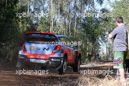 Chris Atkinson (AUS) Stephane Prevot (BEL) Hyundai i20 WRC .  11-14.09.2014. World Rally Championship, Rd 10, Coates Hire Rally Australia, Coffs Harbour, New South Wales, Australia