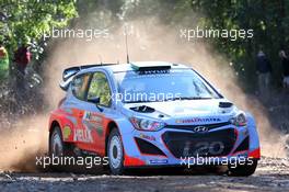 Haydon Paddon (NZ) John Kennard (NZ) Hyundai i20 WRC .  11-14.09.2014. World Rally Championship, Rd 10, Coates Hire Rally Australia, Coffs Harbour, New South Wales, Australia