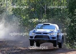 Sebastien Ogier (FRA) Julien Ingrassia (FRA) Volkswagen Polo R WRC .  11-14.09.2014. World Rally Championship, Rd 10, Coates Hire Rally Australia, Coffs Harbour, New South Wales, Australia