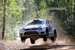 Andreas Mikkelsen (NOR) Ola Floene Volkswagen Polo R WRC .  11-14.09.2014. World Rally Championship, Rd 10, Coates Hire Rally Australia, Coffs Harbour, New South Wales, Australia