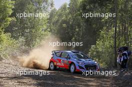 Thierry Neuville (BEL) Nicolas Gilsoul (BEL) Hyundai i20 WRC .  11-14.09.2014. World Rally Championship, Rd 10, Coates Hire Rally Australia, Coffs Harbour, New South Wales, Australia