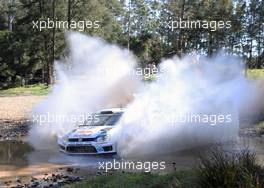 Sebastien Ogier (FRA) Julien Ingrassia (FRA) Volkswagen Polo R WRC .  11-14.09.2014. World Rally Championship, Rd 10, Coates Hire Rally Australia, Coffs Harbour, New South Wales, Australia