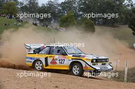 Mal Keough (AUS) Pip Bennett (AUS) Audi Quattro S1 Replica .  11-14.09.2014. World Rally Championship, Rd 10, Coates Hire Rally Australia, Coffs Harbour, New South Wales, Australia