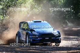 Elfyn Evans (GBR) Daniell Barritt (GBR) Ford Fiesta RS WRC .  11-14.09.2014. World Rally Championship, Rd 10, Coates Hire Rally Australia, Coffs Harbour, New South Wales, Australia