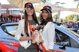 Girls .  11-14.09.2014. World Rally Championship, Rd 10, Coates Hire Rally Australia, Coffs Harbour, New South Wales, Australia