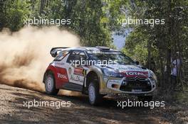 Mads Ostberg (NOR) Jonas Andersson (SWE) Citroen DS3 WRC .  11-14.09.2014. World Rally Championship, Rd 10, Coates Hire Rally Australia, Coffs Harbour, New South Wales, Australia