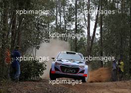 Haydon Paddon (NZ) John Kennard (NZ) Hyundai i20 WRC .  11-14.09.2014. World Rally Championship, Rd 10, Coates Hire Rally Australia, Coffs Harbour, New South Wales, Australia