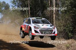 Haydon Paddon (NZ) John Kennard (NZ) Hyundai i20 WRC .  11-14.09.2014. World Rally Championship, Rd 10, Coates Hire Rally Australia, Coffs Harbour, New South Wales, Australia