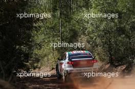 Max Rendina (ITA) Mario Pizzuti (ITA) Mitsubishi Lancer Evo X .  11-14.09.2014. World Rally Championship, Rd 10, Coates Hire Rally Australia, Coffs Harbour, New South Wales, Australia