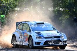 Sebastien Ogier (FRA) Julien Ingrassia (FRA) Volkswagen Polo R WRC .  11-14.09.2014. World Rally Championship, Rd 10, Coates Hire Rally Australia, Coffs Harbour, New South Wales, Australia