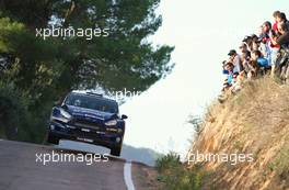 Mikko Hirvonen, Jarmo Lehtinen (Ford Fiesta WRC, #5 M-Sport World Rally Team) 23-26.10.2014. World Rally Championship, Rd 12,  Rally de Espana, Salou, Spain.