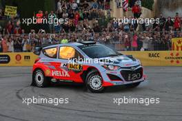 Thierry Neuville, Nicolas Gilsoul (Hyundai i20 WRC, #7 Hyundai Motorsport) 23-26.10.2014. World Rally Championship, Rd 12,  Rally de Espana, Salou, Spain.