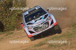 Thierry Neuville, Nicolas Gilsoul (Hyundai i20 WRC, #7 Hyundai Motorsport) 23-26.10.2014. World Rally Championship, Rd 12,  Rally de Espana, Salou, Spain.