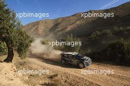 Elfyn Evans, Daniel Barrit (Ford Fiesta WRC, #6 M-Sport World Rally Team) 23-26.10.2014. World Rally Championship, Rd 12,  Rally de Espana, Salou, Spain.