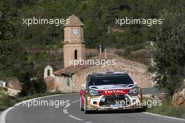 Kris Meeke, Paul Nagle (CitroÃ«n DS3 WRC, #3 CitroÃ«n Total Abu Dhabi WRT) 23-26.10.2014. World Rally Championship, Rd 12,  Rally de Espana, Salou, Spain.
