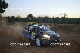 Elfyn Evans, Daniel Barrit (Ford Fiesta WRC, #6 M-Sport World Rally Team) 23-26.10.2014. World Rally Championship, Rd 12,  Rally de Espana, Salou, Spain.