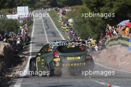 Lorenzo Bertelli,  Mitia Dotta (Ford Fiesta RRC, #37) 23-26.10.2014. World Rally Championship, Rd 12,  Rally de Espana, Salou, Spain.