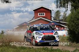 Martin Koci (SVK) Lukas Kostka (CZE), Citroen DS3  31.07-03.08.2014. World Rally Championship, Rd 8, Rally Finland, Jyvaskyla, Finland