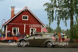 Lorenzo Bertelli,  Mitia Dotta (Ford Fiesta RRC, #37)  31.07-03.08.2014. World Rally Championship, Rd 8, Rally Finland, Jyvaskyla, Finland