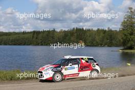Molly Taylor (AUS) Sebastian Marshall (GBR), Citroen DS3  31.07-03.08.2014. World Rally Championship, Rd 8, Rally Finland, Jyvaskyla, Finland