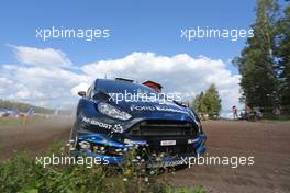 Mikko Hirvonen, Jarmo Lehtinen (Ford Fiesta WRC, #5 M-Sport World Rally Team)  31.07-03.08.2014. World Rally Championship, Rd 8, Rally Finland, Jyvaskyla, Finland