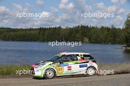 Simone Tempestini (ROU) Dorin Pulpea (ROU), Citroen DS3  31.07-03.08.2014. World Rally Championship, Rd 8, Rally Finland, Jyvaskyla, Finland
