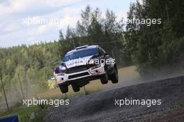 Ott Tanak (EST) Kuldar (EST), Ford Fiesta R5, M-Sport World Rally Team  31.07-03.08.2014. World Rally Championship, Rd 8, Rally Finland, Jyvaskyla, Finland