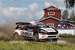 Ott Tanak (EST) Kuldar (EST), Ford Fiesta R5, M-Sport World Rally Team  31.07-03.08.2014. World Rally Championship, Rd 8, Rally Finland, Jyvaskyla, Finland